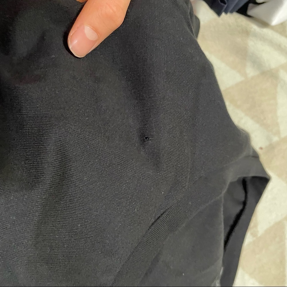 J crew knit midi dress stretch black - Picture 3 of 3